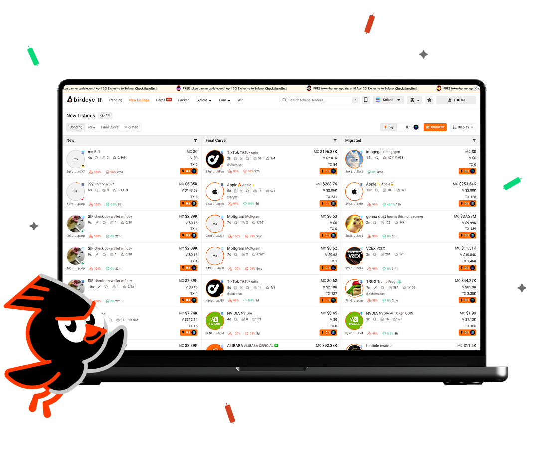 Birdeye New Listings preview